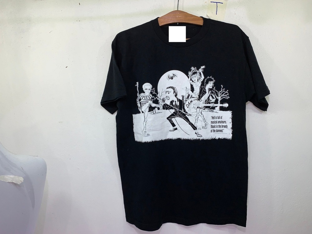 The Damned English Punk Rock Band George Bernhard Shaw Black Shirt